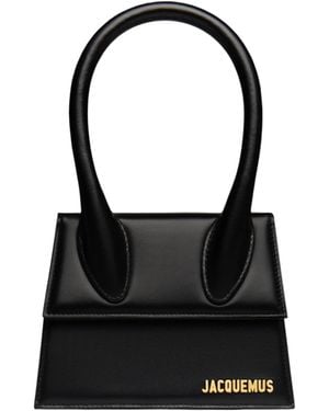 Jacquemus Le Chiquito Foldover Top Tote Bag - Black