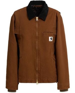 Sacai Carhartt Wip Duck Puffer Jacket - Brown