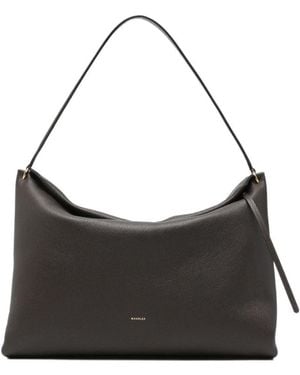 Wandler Zippered Shoulder Bag - Black