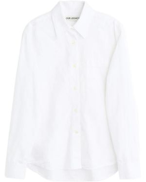 Our Legacy Relaxed Poplin Shirt - White