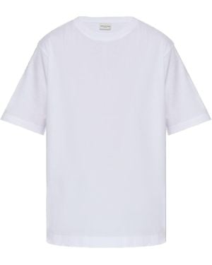 Dries Van Noten Crewneck Short-Sleeved T-Shirt - White