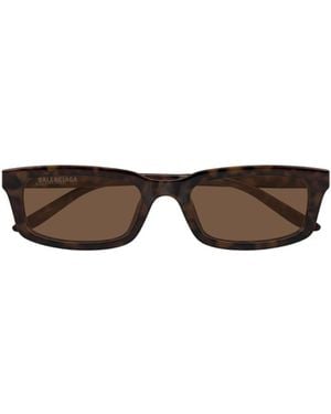 Balenciaga Eyewear Daily Rectangular Frame Sunglasses - White