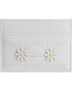 Dior Jardin Freesia Card Holder - White