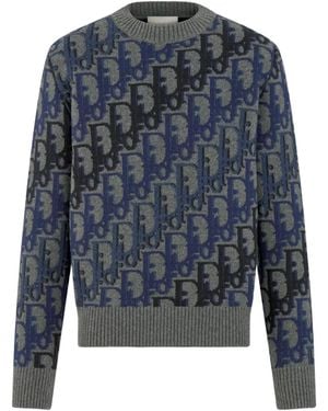Dior Oblique Sweater - Blue