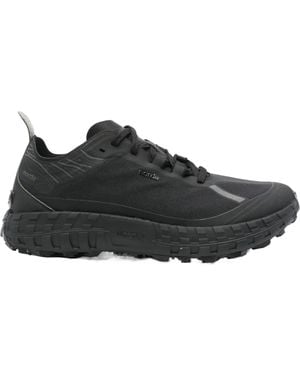 Norda Lace-Up Low-Top Trainers - Black