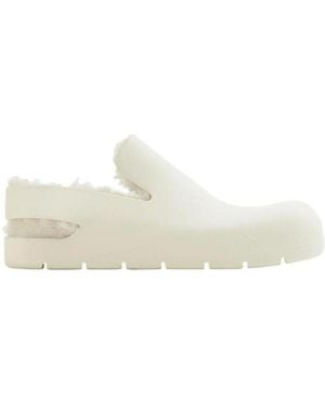 Bottega Veneta Exposed Heel Design To Wear Casual Sandals - White