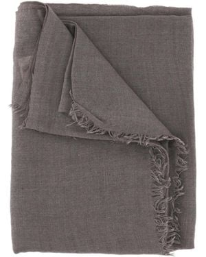 Rick Owens Tasseled Scarf - Gray