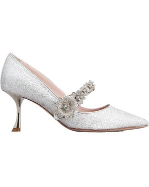 Roger Vivier Logo High Heels - White