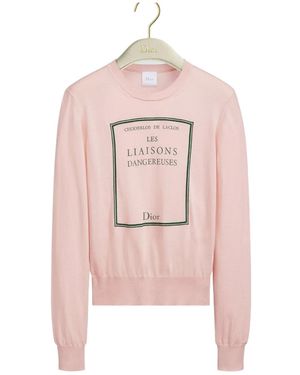 Dior Book Cover Sweater - Pink