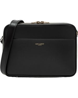Saint Laurent Smooth Leather Bag - Black