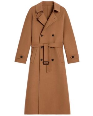 Celine Wrapped Coat - Brown