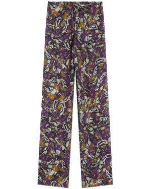 Dries Van Noten Elasticated Viscose Trousers - Grey