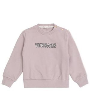 Versace Long-Sleeved Sweatshirt - Purple