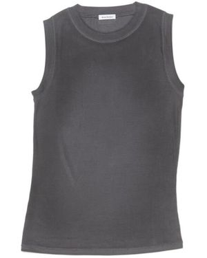 Acne Studios Ribbed Crewneck Tank Top - Grey