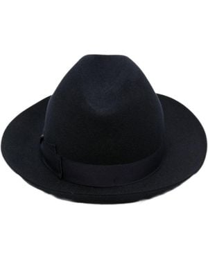 Borsalino Wide-Brimmed Hat - Blue