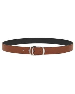 Ferragamo Reversible And Adjustable Belt - White