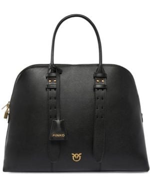 Pinko Escape Maxi Handbag - Grey