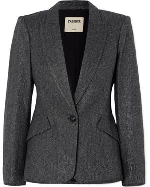 L'Agence Fitted Suit - Black