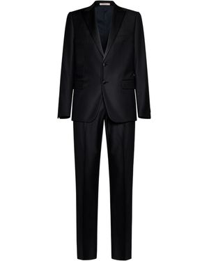 Valentino Two-Piece Single-Breasted Suit - Black