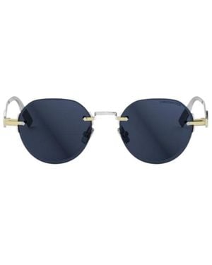 Dior Eyewear Oval Frame Sunglasses - Blue