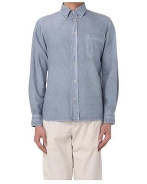 Eleventy Long Sleeve Shirt - Blue