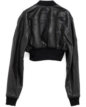 【RICK OWENS】Hollywood Washed Charmeuse Anthem ジャケット Rick Owens Hollywood Washed Charmeuse Anthem Bomber Jacket