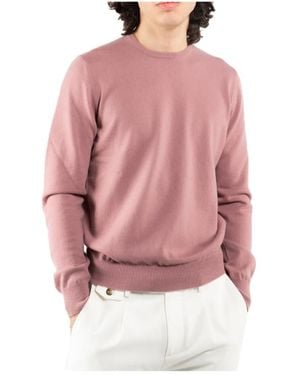 Gran Sasso Long-Sleeve Knit Top - Pink