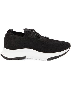 Gianvito Rossi Logo-Detail Low-Top Trainers - Black