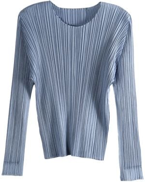 Pleats Please Issey Miyake Pleats Please Issey Miyake Monthly Colors: December Cardigan - Blue