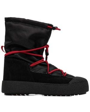 Moon Boot Mtrack Polar Drawstring Cordy Boots - Black