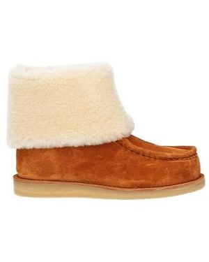 Chloé Ankle Boots - Natural