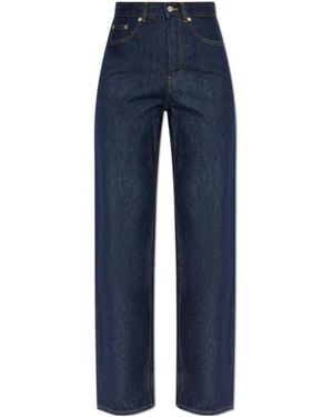 Dries Van Noten Belt Loop Jeans - Blue
