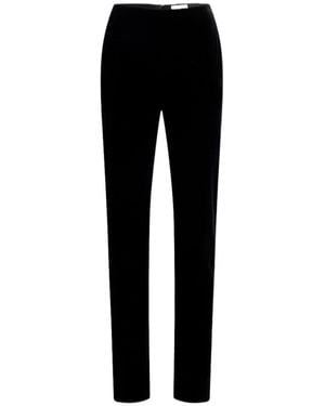 KHAITE Velvet Pants - Black