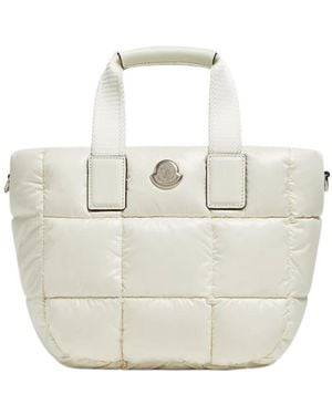 Moncler Caradoc Mini Tote Bag - White