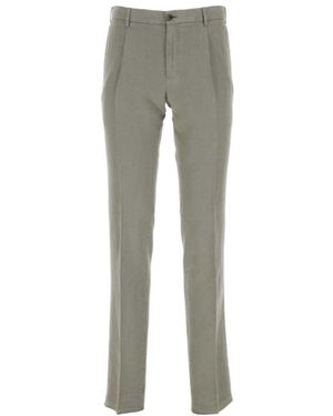 Pt Pantaloni Pt Torino Pressed-Crease Slim Cut Trousers - Grey