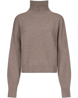 Loulou de Saison Luke High-Neck Knitwear - Brown
