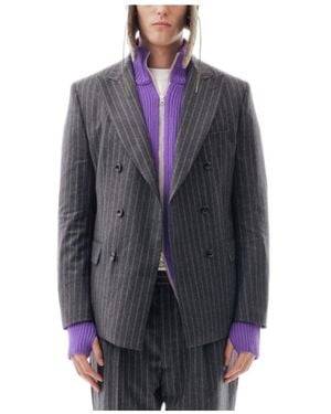 LC23 Long Sleeved Suit Jacket - Blue