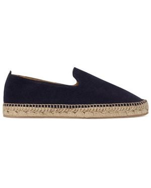 SCAROSSO Round Toe Business Casual Shoes - Blue