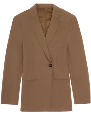 Helmut Lang Single-Breasted Tailored Blazer - Brown