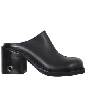 Sunnei High-Heeled Mules - Black