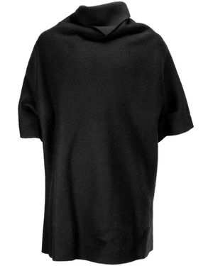 Raf Simons Ataraxia Wool Blend Gown - Black