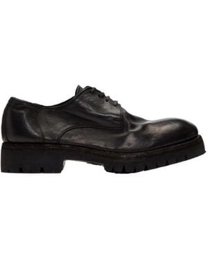 Guidi Logo Business Casual Shoes - Black