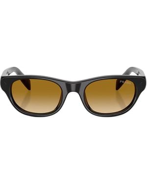Prada Eyewear Oval Frame Sunglasses - Multicolour