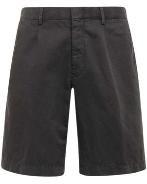 ZEGNA Belt Ring Shorts - Gray
