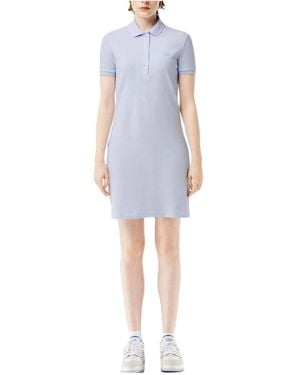 Lacoste Shortsleeve Polo Dress - Blue