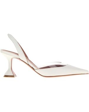 AMINA MUADDI High-Heeled Slingbacks - White