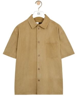 Loewe Short Sleeve Shirt - Natural