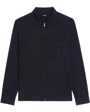 Zadig & Voltaire Zip Pocket Shirt - Blue