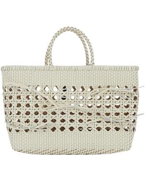 OSOI Biscuit Woven Tote Bag - Natural