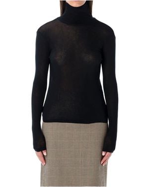 Frankie Shop Long-Sleeved Turtleneck Jumper - Black